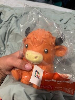 Hobby Lobby Orange Highland Cow Squishy